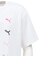 プーマ（PUMA）ESS ELEVATED COOL スケッチ キャット 半袖Tシャツ 693693 02 WHT
