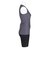 フットマーク（FOOTMARK）フィットネス水着 レディース 水泳 FM26セパレーツ グレー S-LLサイズ 0242801A-18 上下セット ジップ U…