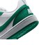 ナイキ（NIKE）ジュニアスニーカー コート ボロー LOW リクラフト ホワイト グリーン DV5456-139