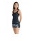 ロキシー（ROXY）フィットネス水着 レディース 水泳 LET IT BE 3点セット タンキニ 長袖ラッシュ 26SPRSW261502BLK