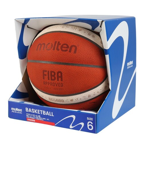 モルテン（molten）バスケットボール 6号球 検定球 FIBA女子 ワールド