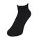 デュアリグ（DUARIG）底パイル ハーフソックス 3足組 6S0097-WASK-894GSA BLK