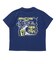 プーマ（PUMA）ボーイズ ミッド90S リラックスド バック グラフィック 半袖 Tシャツ 694225 49 BLU