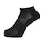 デュアリグ（DUARIG）底パイル スニーカーソックス 3足組 23～25cm 6S0107-WASK-895GSA BLK