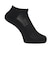 デュアリグ（DUARIG）底パイル スニーカーソックス 3足組 23～25cm 6S0107-WASK-895GSA BLK
