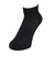 デュアリグ（DUARIG）底パイル ハーフソックス 3足組 23～25cm 6S0111-WASK-895GSA BLK
