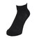 デュアリグ（DUARIG）底パイル ハーフソックス 3足組 23～25cm 6S0111-WASK-895GSA BLK