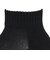 デュアリグ（DUARIG）底パイル ハーフソックス 3足組 23～25cm 6S0111-WASK-895GSA BLK