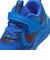 ナイキ（NIKE）ジュニアスポーツシューズ ベルクロ ベルト付き スニーカー コズミック ランナー スウッシュ PS ブルー IQ9862-400