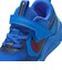 ナイキ（NIKE）ジュニアスポーツシューズ ベルクロ ベルト付き スニーカー コズミック ランナー スウッシュ PS ブルー IQ9862-400