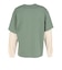 エクストララージ（XLARGE）ロンT レイヤード 長袖Tシャツ 101261011011-GREEN