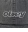 オベイ（OBEY）帽子 SLANTED 6パネル STRAPBACK キャップ 100580438BLKO26P