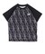 プーマ（PUMA）ジュニア TAD ESS AOP ポリ Tシャツ&ショートパンツ 上下セット 694286 01 BLK