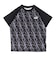 プーマ（PUMA）ジュニア TAD ESS AOP ポリ Tシャツ&ショートパンツ 上下セット 694286 01 BLK