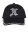 エクストララージ（XLARGE）帽子 OLD ENGLISH キャップ 101261051006-BLACK