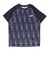 プーマ（PUMA）ジュニア TAD ESS AOP ポリ Tシャツ&ショートパンツ 上下セット 694286 16 NVY