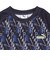 プーマ（PUMA）ジュニア TAD ESS AOP ポリ Tシャツ&ショートパンツ 上下セット 694286 16 NVY