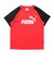 プーマ（PUMA）ジュニア ESS NO. 1 ロゴ ポリ 半袖Tシャツ&ショーツ 上下セット 687868 11 RED