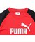 プーマ（PUMA）ジュニア ESS NO. 1 ロゴ ポリ 半袖Tシャツ&ショーツ 上下セット 687868 11 RED