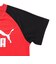 プーマ（PUMA）ジュニア ESS NO. 1 ロゴ ポリ 半袖Tシャツ&ショーツ 上下セット 687868 11 RED