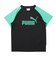 プーマ（PUMA）ジュニア ESS NO. 1 ロゴ ポリ 半袖Tシャツ&ショーツ 上下セット 687868 51 BLK