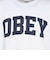 オベイ（OBEY）COLLEGIATE STANDARD 半袖Tシャツ 163303941WHTO26P