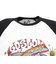 ゴースローキャラバン（GOSLOWCARAVAN）USAコットン gscWORLD 8分袖 ベースボール Tシャツ 361906 BLK