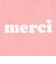 MERCI ロゴ トートバッグ 103243053011-LtPINK