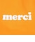 MERCI ロゴ トートバッグ 103243053011-ORANGE