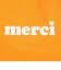 MERCI ロゴ トートバッグ 103243053011-ORANGE