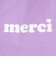 MERCI ロゴ トートバッグ 103243053011-LtPURPLE