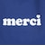 MERCI ロゴ トートバッグ 103243053011-BLUE
