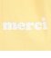 MERCI ロゴ トートバッグ 103243053011-LT YELLOW