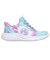 スケッチャーズ（SKECHERS）ジュニアスニーカー ガールズ スポーツシューズ  スリップインズ バウンダー プロ レインボー ターコイズ RSH 3036…