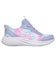 スケッチャーズ（SKECHERS）ジュニアスニーカー ガールズ スポーツシューズ スリップインズ バウンダー プロ レインボー ラベンダー RSH 30361…