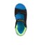 スケッチャーズ（SKECHERS）ジュニアストラップサンダル ボーイズ SLIP-INS レーザースプラッシュ ブラック ライム 407014L-BBLM