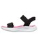 スケッチャーズ（SKECHERS）ジュニアストラップサンダル ガールズ SLIP-INS ブラック ピンク UF 3.0-HRMSA BRZ 303029L-…