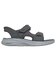 スケッチャーズ（SKECHERS）サンダル SLIP-INS コンツアーフォームサンダル チャコールグレー 232799-CCBL