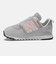 ニューバランス（new balance）キッズ スニーカー ボーイズ スポーツシューズ 574 フックアンドループ グレー ピンク NW574PKW