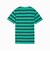 プーマ（PUMA）キッズ ESS エレベーテッド ストライプド 半袖 Tシャツ 694234 40 GRN