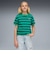 プーマ（PUMA）キッズ ESS エレベーテッド ストライプド 半袖 Tシャツ 694234 40 GRN