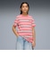 プーマ（PUMA）キッズ ESS エレベーテッド ストライプド 半袖 Tシャツ 694234 25 PNK