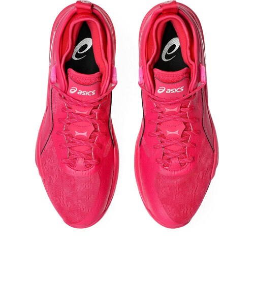 アシックス赤バッシュ ASICS アシックス メンズ レディース バスケ