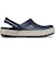 クロックス（crocs）サンダル クロックバンド ヘリテージ クロッグ ネイビー 213224-410