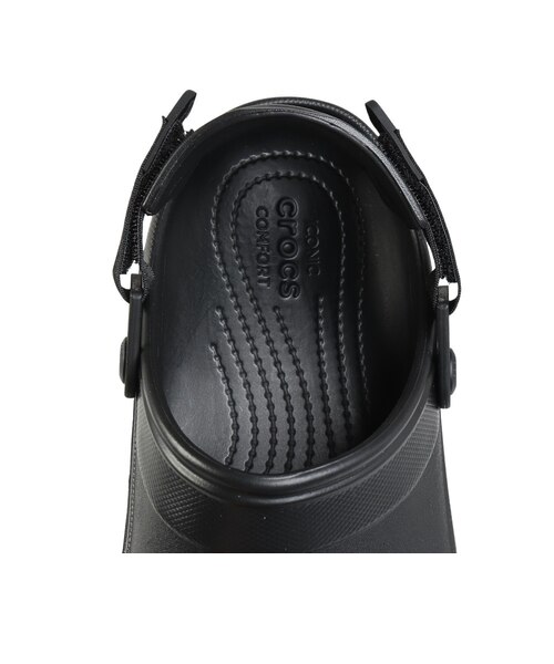 クロックス（crocs）サンダル オールテレイン クロッグ ブラック