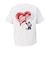 ベンデイビス（BEN DAVIS）半袖Tシャツ ハートEMB 26580011-WHT