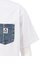 ベンデイビス（BEN DAVIS）半袖Tシャツ デニムポケット 26580007-WHT