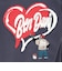 ベンデイビス（BEN DAVIS）半袖Tシャツ ハートEMB 26580011-NVY