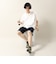エルケクス（ELKEX）ツイル スノーウォッシュ カーゴ ショートパンツ EKM6S10007 NVY