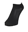 デュアリグ（DUARIG）平編み COOL スニーカーソックス 2足組 23～25cm 6S0131-WASK-895GSA BLK